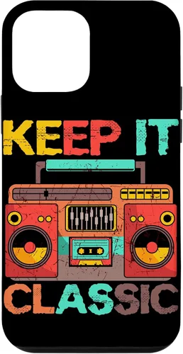 Vista 16 de Keep It Classic Radio 80s 90s Retro Vintage Cassette Player Funda para iPhone 17