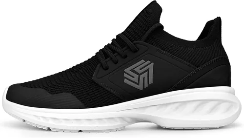 Vista 7 de Giniros Mens Running Shoes Slip On Walking Shoes Non Slip Work Shoes Comfy Breathable Lightweight Fashion Tennis Gym Sneakers