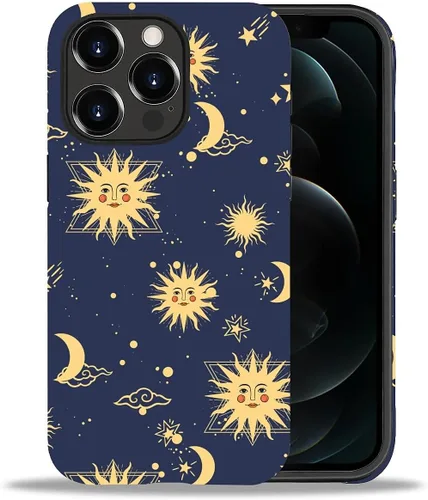 Vista 124 de DAIZAG Funda compatible con iPhone 11, hermoso color arena, patrón completo, carcasa rígida híbrida de plástico TPU + funda de protección