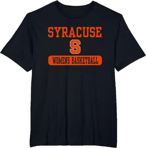 Vista 12 de Camiseta de baloncesto naranja de Syracuse para mujer con licencia oficial, Negro