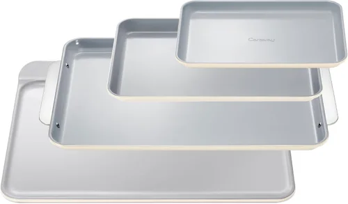Vista 46 de Caraway Bandeja de cerámica antiadherente para hornear, revestimiento de cerámica naturalmente resbaladizo, no tóxico, libre de PTFE ni PFOA