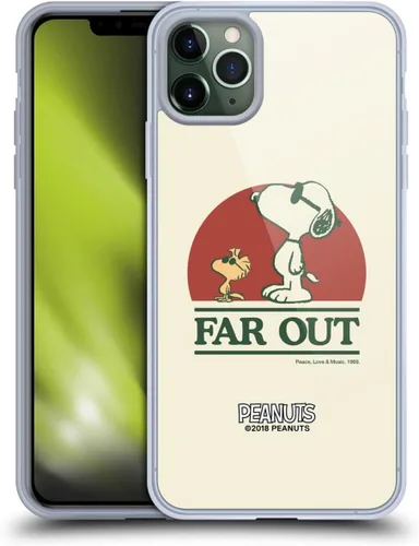 Vista 161 de Head Case Designs Funda de gel suave con licencia oficial de Peanuts Freak Flag Fly Woodstock 50th compatible con Apple iPhone 7 Plus/iPhone 8 Plus