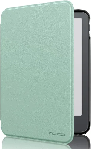 Vista 13 de MoKo Funda para Amazon Kindle Basic de 11ª generación 2024/2022 de 6 Verde medianoche