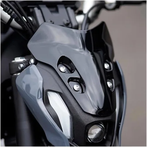 Vista 5 de Deflectores de parabrisas de motocicleta, accesorios de motocicletas, parabrisas a prueba de viento, deflector de pantalla de viento para Y&AMAHA