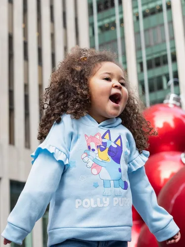 Vista 7 de Bluey Conjunto de sudadera con capucha y leggings de forro polar para niñas de niño a niño grande