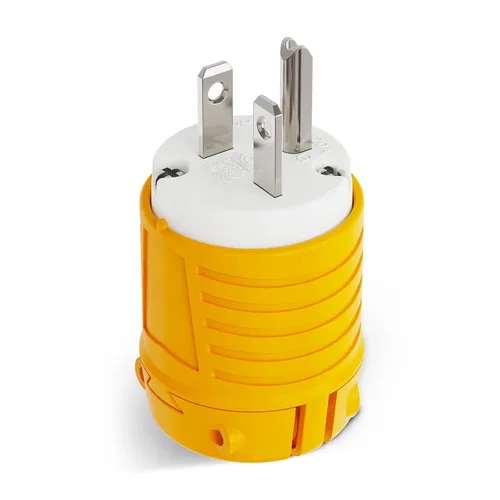 Vista 20 de RVGUARD extremos de cable de extensión macho y hembra, juego de enchufe y conector de repuesto de hoja recta de 15 A 125 V de servicio pesado, tipo