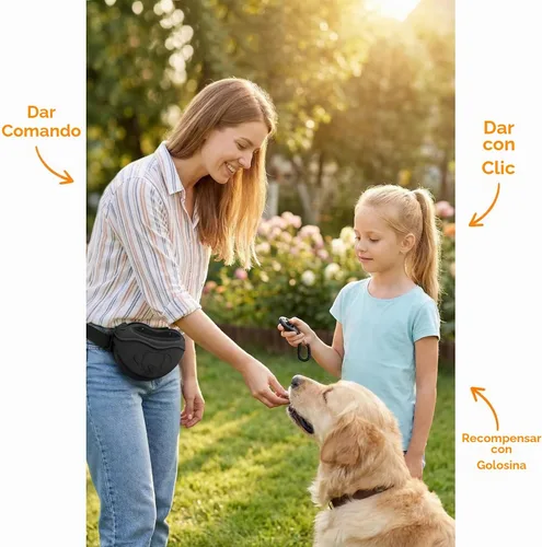 Vista 6 de Bolsa de golosinas para perros sin derrames que no gotea Bolsa de entrenamiento magnética de silicona con clic gratis y cinturón de cintura Negro