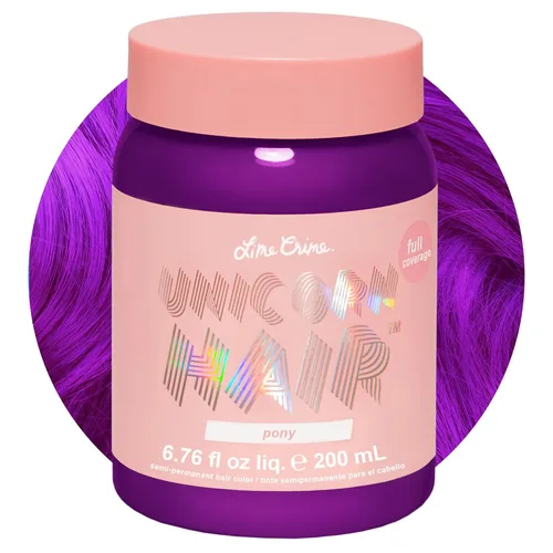 Vista 17 de Lime Crime Tinte para el cabello de cobertura completa de unicornio, anime