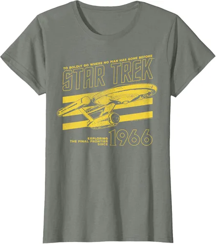 Vista 13 de Star Trek: The Original Series Enterprise '66 Collegiate Camiseta Negro