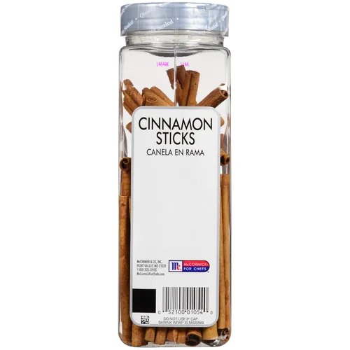 Vista 7 de McCormick Culinary Palitos de canela, 8 onzas, un recipiente de 8 onzas de palitos de canela enteros perfectos para bebidas calientes, vino caliente