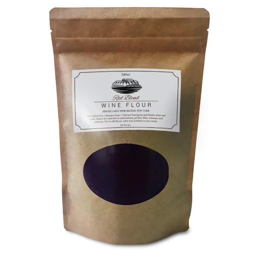 Vista 7 de Cabernet Sauvignon - Harina de vino/vino en polvo hecha 100% a partir de pieles y semillas de uva cultivadas en la región vinícola de Nueva York