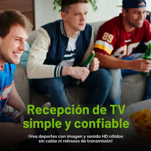 Vista 9 de Mohu Leaf Amplified - Antena de TV para interiores ultrafina, rango de 60 millas, amplificador Jolt Switch, UHF VHF, multidireccional, 4K UHD, TV