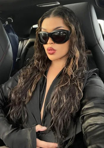 Vista 9 de SORVINO Gafas de sol ovaladas futuristas para mujeres y hombres, lentes envolventes de gran tamaño para mujeres y hombres, tonos beige y ros