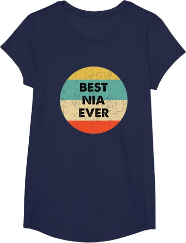 Vista 21 de Camiseta Nia Name, Negro, S