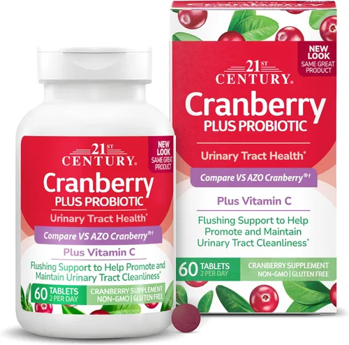 Vista 2 de 21st Century Tabletas probióticas Cranberry Plus, 2