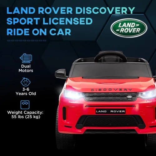 Vista 5 de Kids Ride-On Car, Licensed Land Rover Discovery Sport, 12V Remote Control