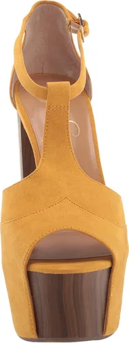 Vista 2 de Jessica Simpson Sandalias de plataforma con tacón floral Dany 3 para mujer