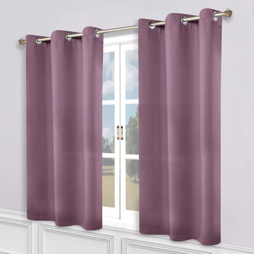 Vista 43 de Superior Cortinas Opacas, Oscurecimiento de Habitación, Dormitorio, Cortinas, Cocina, Acentos de Ventana de Sala de Estar, Bloqueo Solar, Térmico
