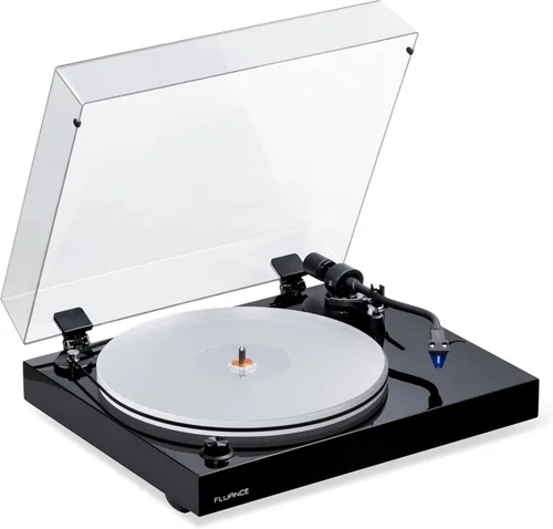Vista 11 de Fluance RT85 Tocadiscos de Vinilo de Alta Fidelidad de Referencia con Cartucho Ortofon 2M Blue, Plato Acrílico, Motor de Control de Velocidad Bambú