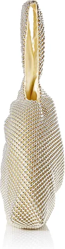 Vista 3 de Jessica McClintock womens Logan Mesh Pouch Evening Bag
