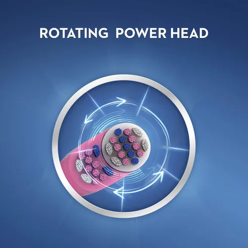 Vista 6 de Oral-B Pro-Health Jr. - Cepillo de dientes para niños alimentado por batería con Frozen de Disney, suave, 1 unidad y cepillo de dientes Disney