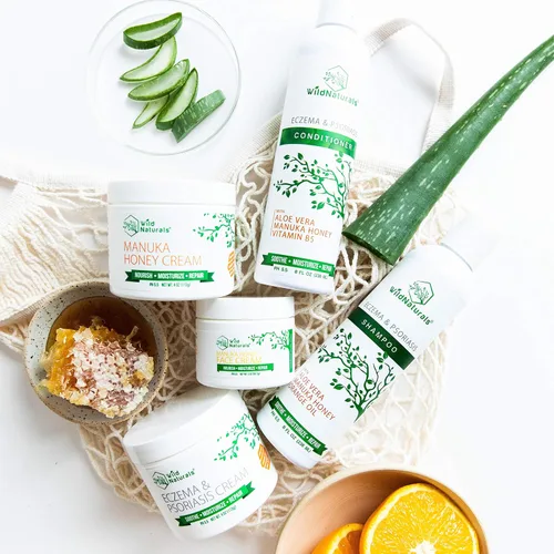 Vista 9 de Jabón corporal exfoliante natural para mujeres, gel de baño orgánico sin sulfato, jabón corporal limpio y vegano para pieles sensibles con aloe