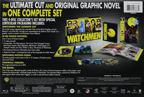 Vista 2 de Watchmen Collector's Edition Ultimate Cut + Graphic Novel Blu-ray