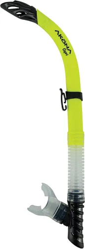 Vista 4 de AKONA Snorkel semi seco Capri para adultos con boquilla de silicona
