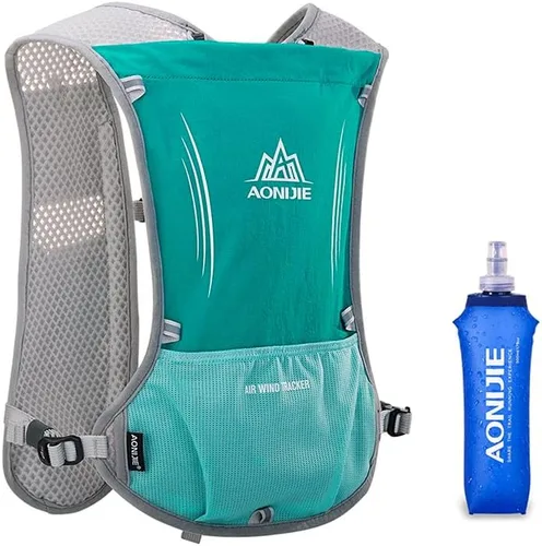 Vista 13 de AONIJIE Chaleco Mochila de Hidratación para Deportes al Aire Libre, Transpirable y Ligero, Paquete de Hidratación para Correr, Ciclismo y Senderismo