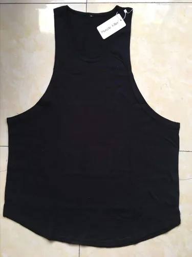 Vista 6 de Muscle Killer Paquete de 3 camisetas sin mangas para hombre, para gimnasio, entrenamiento, culturismo, fitness, Blanco