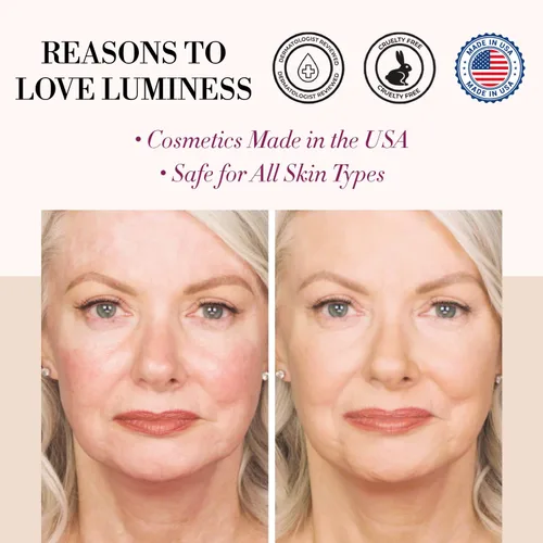 Vista 5 de LUMINESS Rose - Base de aerógrafo 4 en 1, sombra 060, mediano, 0.5 onzas