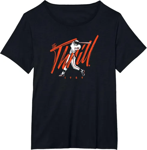 Vista 6 de Will Clark - The Thrill - Camiseta de béisbol de San Francisco, Negro, S