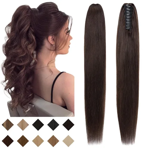 Vista 14 de SEGO - Extensión de cola de caballo de cabello humano con pinza de 14