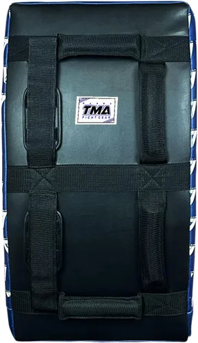 Vista 5 de TMA Kick Shield Muay Thai Kickboxing, Mitones de boxeo, 60CM Almohadilla de cuerpo grande curvada para patadas llamativas, entrenamiento de boxeo