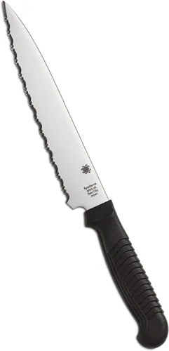 Vista 10 de Spyderco Cuchillo utilitario de cocina ligero con hoja de acero inoxidable MBS-26 y mango de plástico de polipropileno
