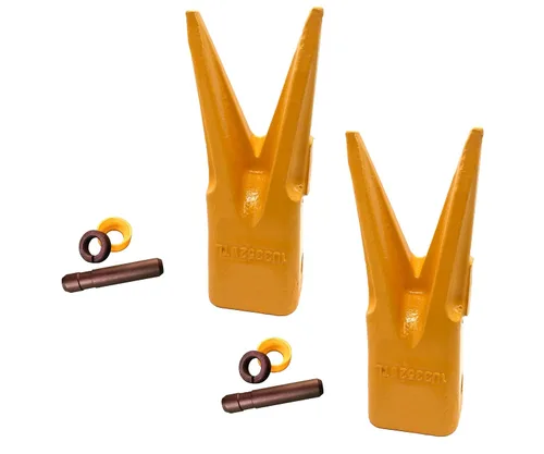 Vista 6 de Cubo de excavadora Twin Sharp Rock Diente con pasador, 1U3352WTL, se adapta a adaptadores Caterpillar J350 Series (1)