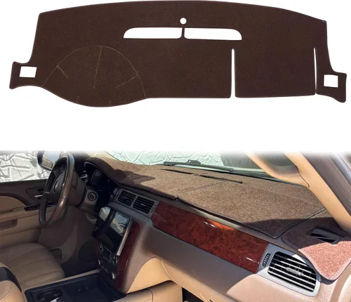 Vista 17 de Cubierta de Tablero a Medida para Chevy Chevrolet Silverado/GMC Sierra C1500 C2500 C3500 K1500 K2500 K3500 de 1997-2000, GMC Yukon/Chevy Tahoe