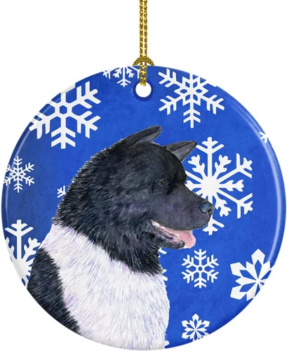 Vista 371 de Caroline's Treasures Cavalier Spaniel - Adorno de cerámica para colgar en el árbol de Navidad, para el hogar, Navidad, fiestas, regalo, 3 pulgadas