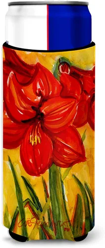 Vista 7 de Caroline's Treasures 6015LITERK Flower – Bird of Paradise Botella de vino Hugger Botella Enfriador de Frigorífico Hugger Funda Abrazadora Lavable a
