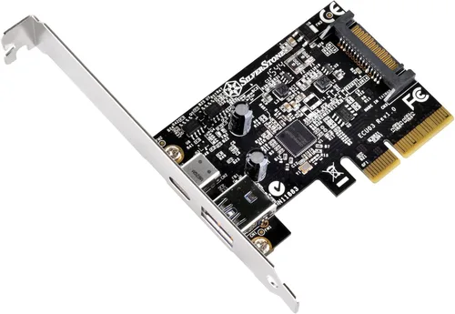 Vista 5 de SilverStone Technology USB 3.1 Tipo externo A y tipo C Tarjeta Pci-E ECU03 Componentes Otros