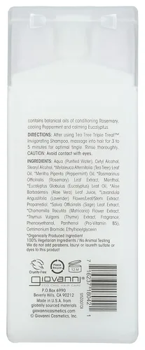 Vista 2 de Giovanni, Acondicionador Árbol de Té Triple Treat, 2 Fl Oz