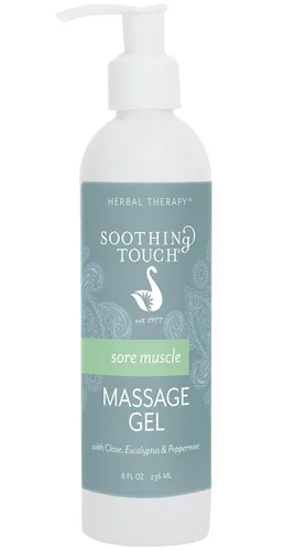 Vista 2 de Soothing Touch Gel de masaje muscular dolorido, clavo, eucalipto, menta, 640 onzas