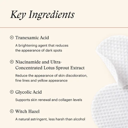 Vista 6 de SkinMedica Even & Correct - Almohadillas de tratamiento iluminadoras para exfoliación facial, almohadillas de ácido glicólico al 10% que