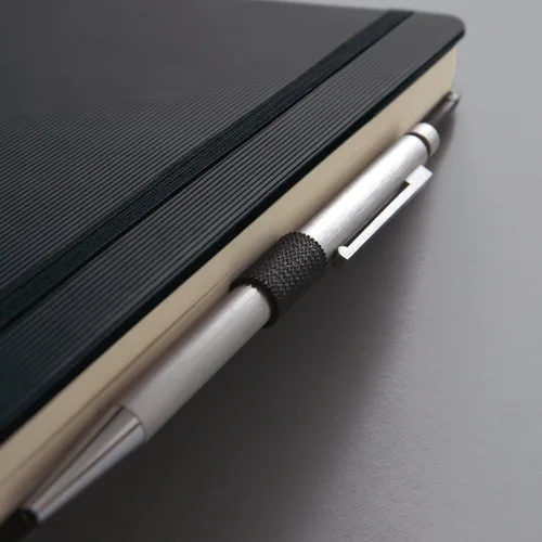 Vista 4 de Sigel Cuaderno CO120 CONCEPTUM®, negro, Tapa dura, liso con hoja guía rayada, aprox. A5, con numerosas características