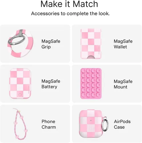 Vista 13 de VELVET CAVIAR Funda para iPhone 15, compatible con MagSafe, probada contra caídas de 10 pies, fundas protectoras de diseño, leopardo color rosa