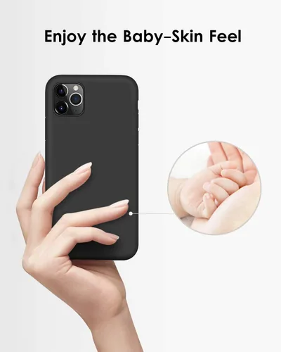 Vista 2 de DTTO Funda compatible con iPhone 11 Pro, serie Romance, funda de silicona cubierta completa [protección mejorada de cámara y pantalla] con cojín