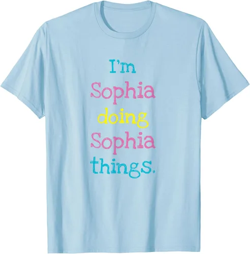 Vista 97 de Sophia - Camiseta con texto personalizado para niñas