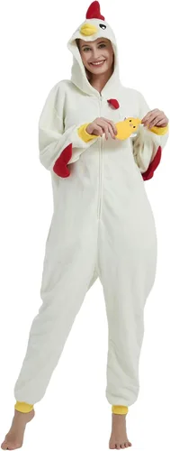 Vista 50 de Pijama unisex de una pieza para disfraz de animal