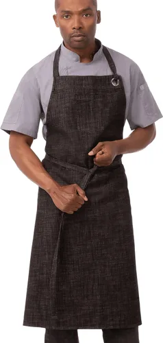Vista 7 de Chef Works Delantal con pechera unisex Corvallis Chefs