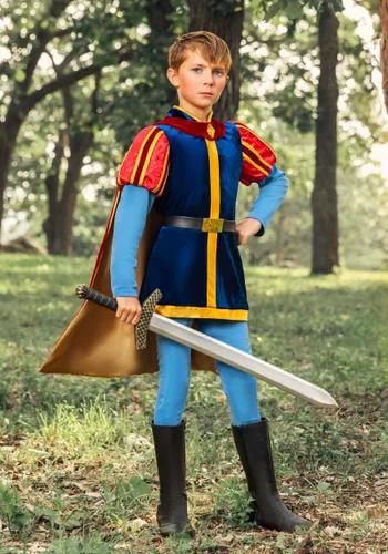 Vista 2 de Disfraz de Príncipe Felipe de La Bella Durmiente de Disney para Niños Multicolor